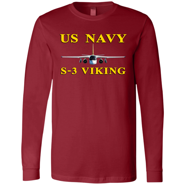 US Navy S-3 3 LS Jersey T-Shirt