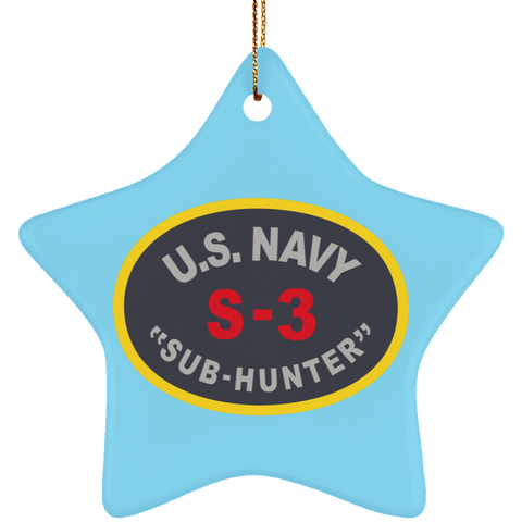 S-3 Sub Hunter Ornament - Star