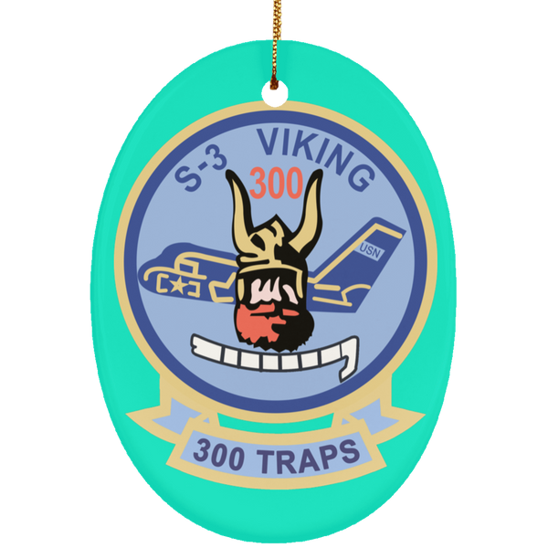 S-3 Viking 5 Ornament - Oval