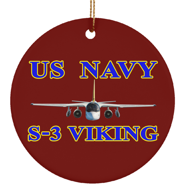 US Navy S-3 1 Ornament – Circle