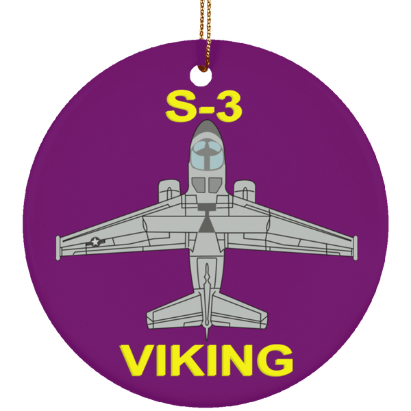 S-3 Viking 11 Ornament - Circle