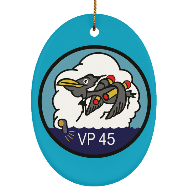 VP 45 1 Ornament Ceramic - Oval