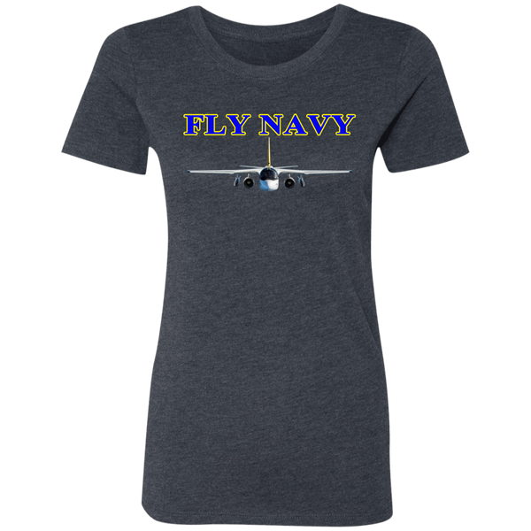 Fly Navy S-3 2 Ladies' Triblend T-Shirt