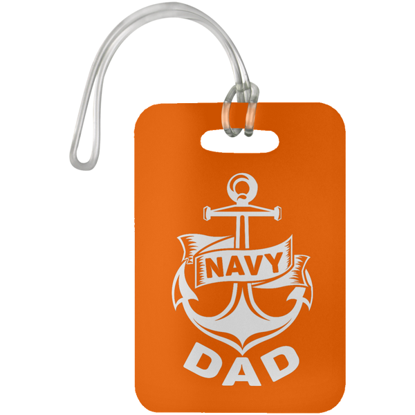 Navy Dad 1 Luggage Bag Tag