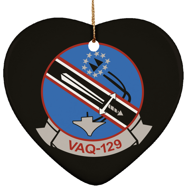 VAQ 129 3 Ornament - Heart