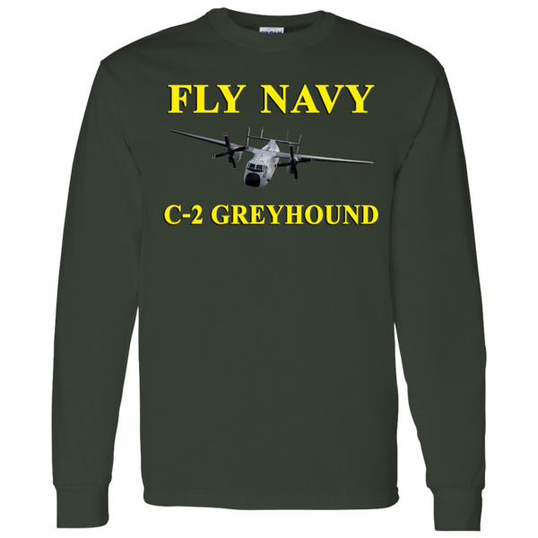 Fly Navy C-2 3 LS Ultra Cotton T-Shirt