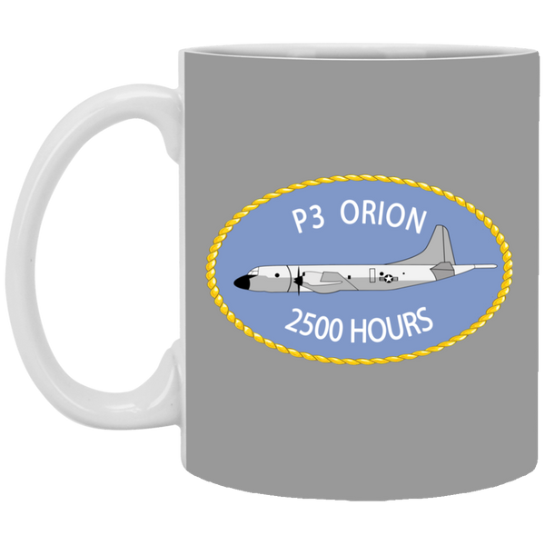 P-3 Orion 9 2500 White Mug - 11oz