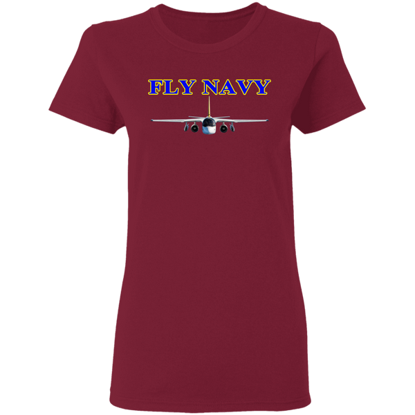 Fly Navy S-3 2 Ladies' Cotton T-Shirt