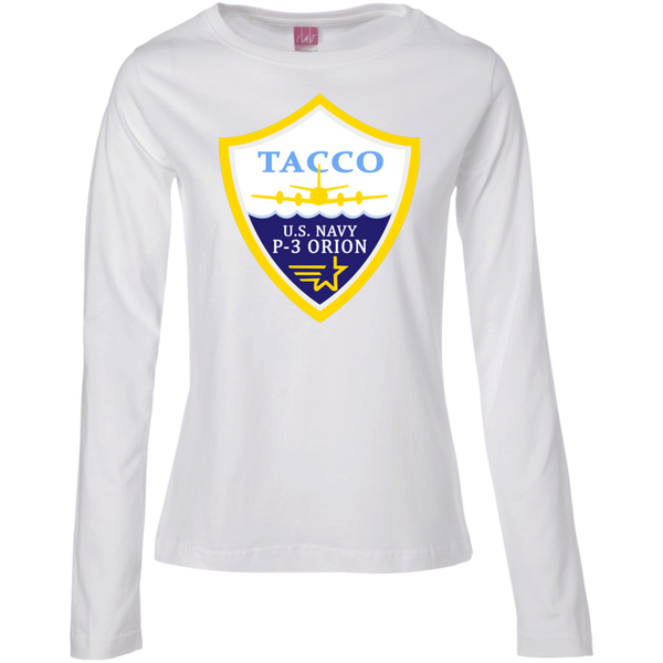 P-3 Orion 3 TACCO Ladies' LS Cotton T-Shirt