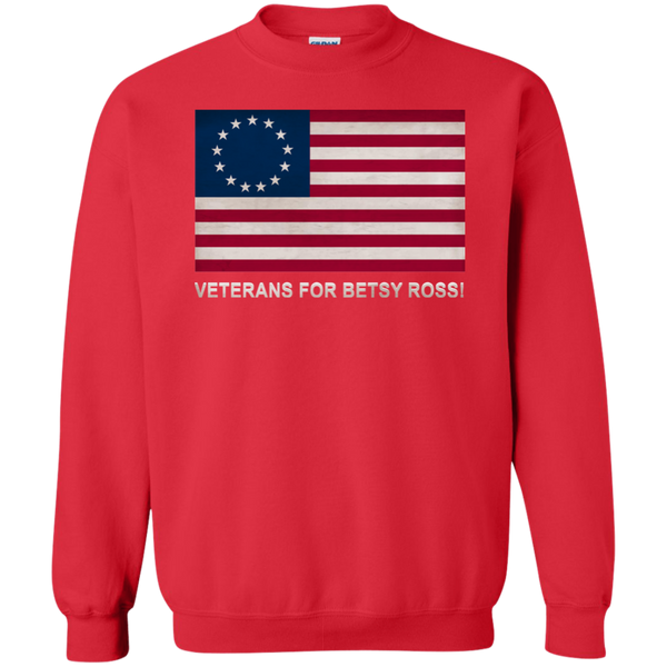 Betsy Ross Vets 2 Crewneck Pullover Sweatshirt