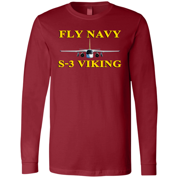 Fly Navy S-3 3 LS Jersey T-Shirt