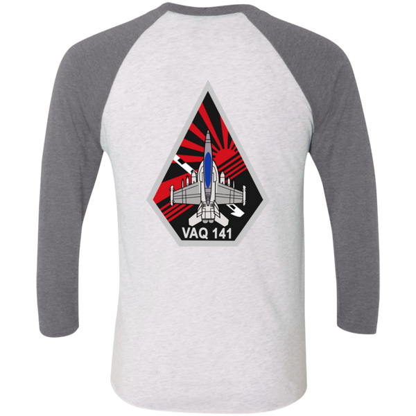 VAQ 141 7c Baseball Raglan T-Shirt