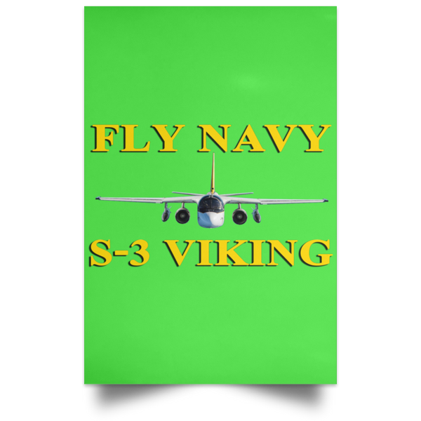 Fly Navy S-3 3 Poster - Portrait