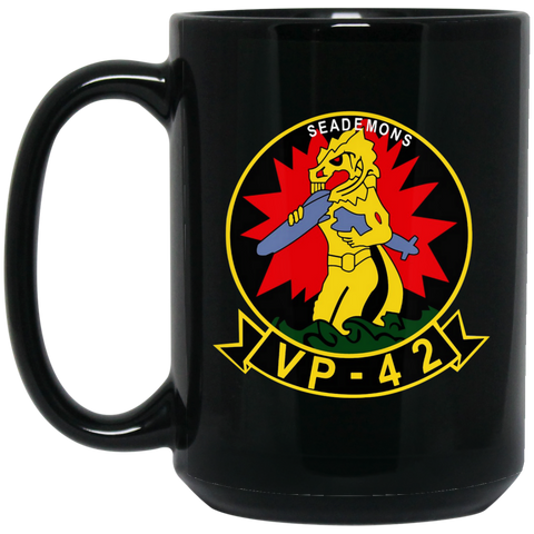VP 42 Black Mug - 15oz