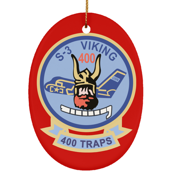 S-3 Viking 6 Ornament - Oval