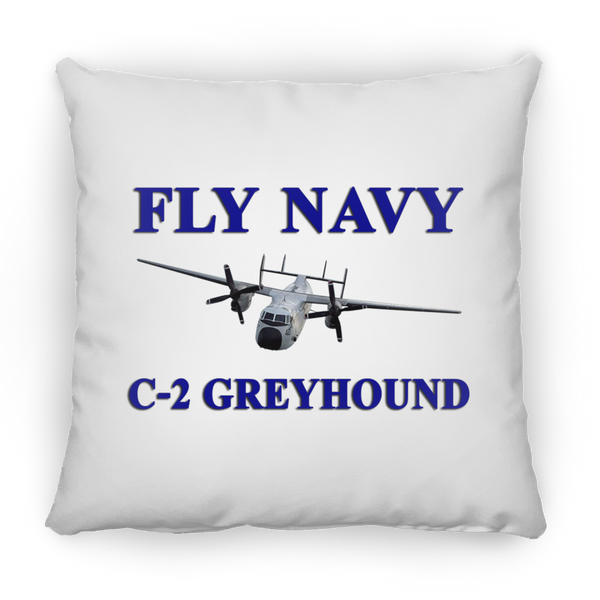 Fly Navy C-2 1 Pillow - Square - 18x18