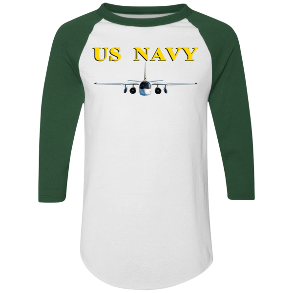 US Navy S-3 4 Colorblock Raglan Jersey