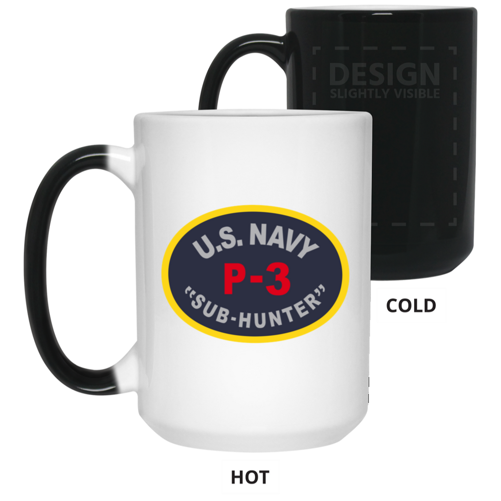 P-3 Sub Hunter Color Changing Mug - 15oz