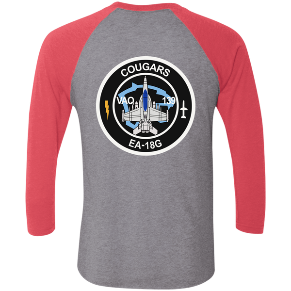 VAQ 139 6c Baseball Raglan T-Shirt