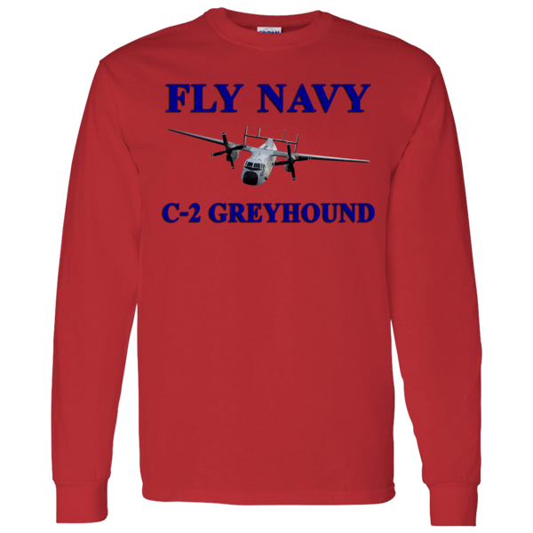 Fly Navy C-2 1 LS Ultra Cotton T-Shirt