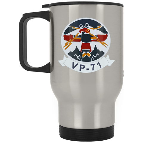 VP 71 Silver Stainless Travel Mug