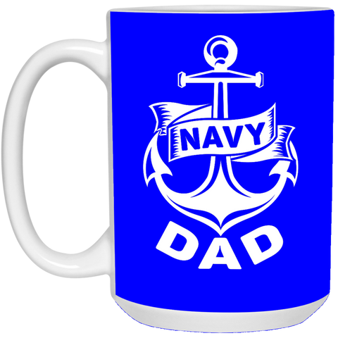 Navy Dad 1 Mug - 15oz