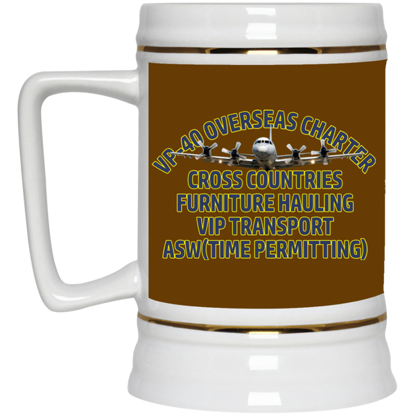 VP 40 2 Beer Stein - 22oz