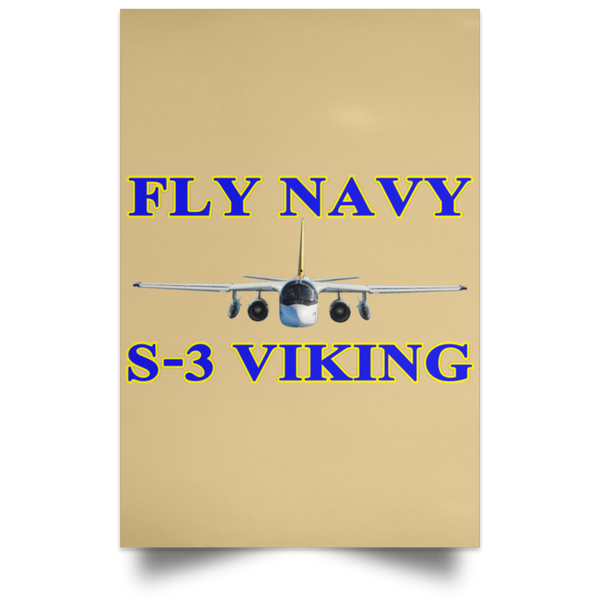 Fly Navy S-3 1 Poster - Portrait