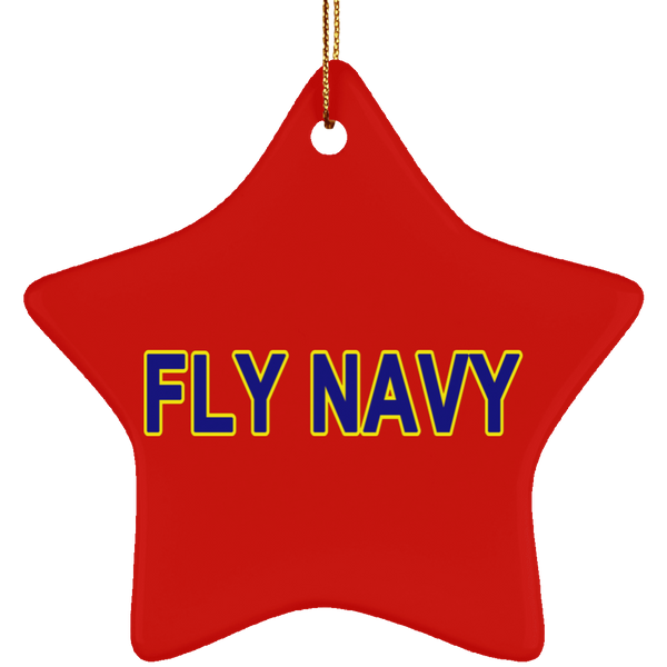 Fly Navy 2 Ornament - Star