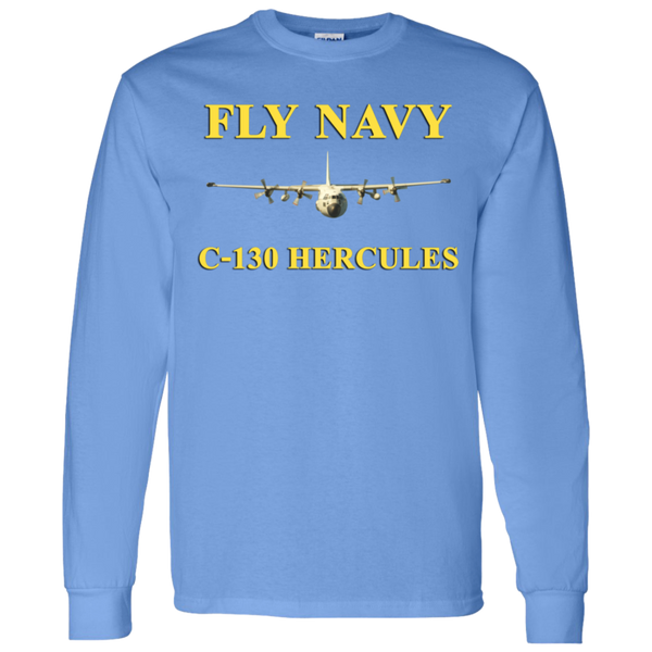 Fly Navy C-130 3 LS Ultra Cotton T-Shirt