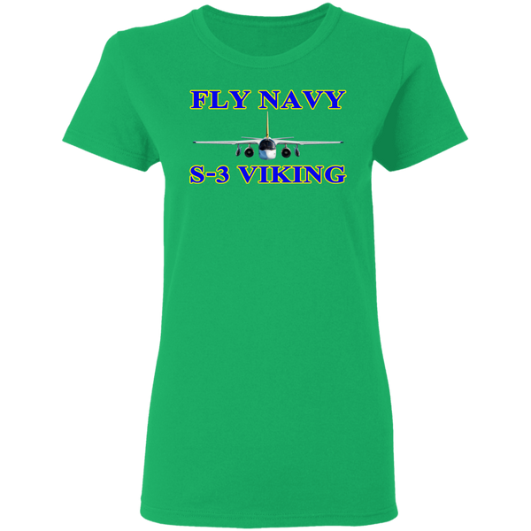 Fly Navy S-3 1 Ladies' Cotton T-Shirt