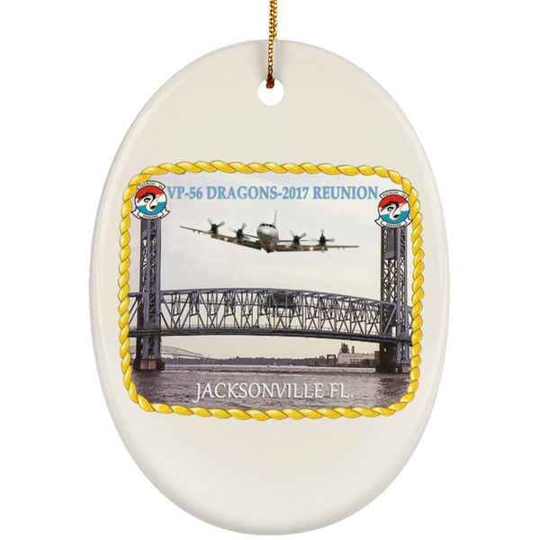 VP-56 2017 Reunion 1 Ornament Ceramic - Oval