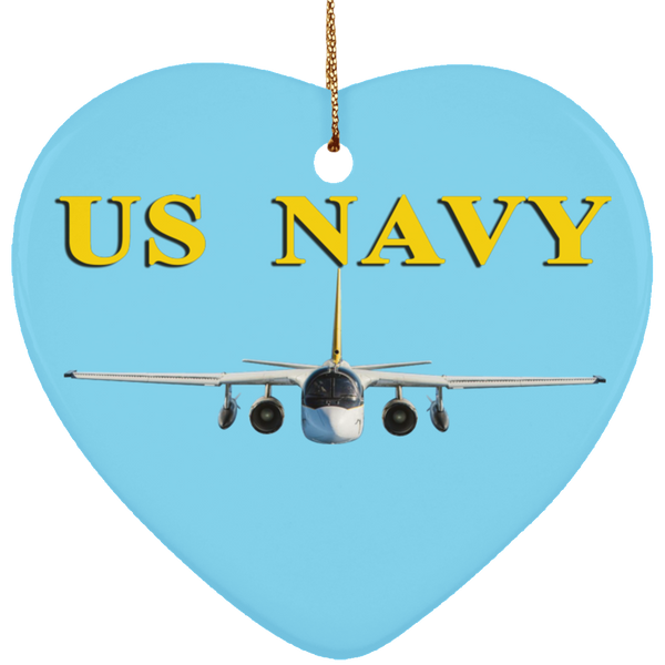 US Navy S-3 4 Ornament - Heart