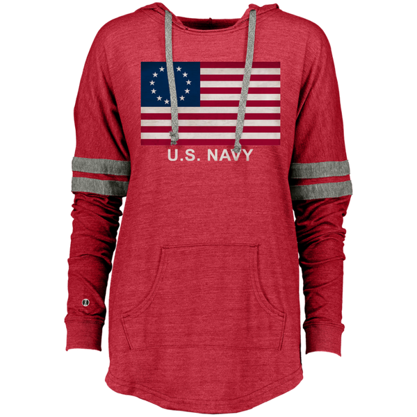 Betsy Ross USN 2 Ladies' Hooded Low Key Pullover