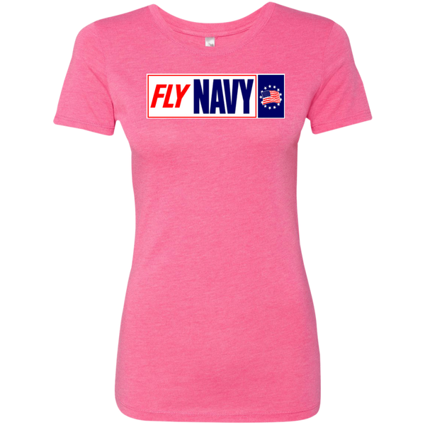 Fly Navy 1 Ladies' Triblend T-Shirt