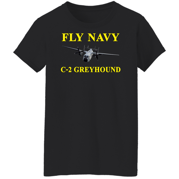 Fly Navy C-2 3 Ladies' Cotton T-Shirt