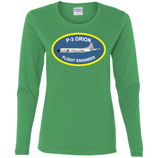 P-3 Orion 4 FE Ladies' Cotton LS T-Shirt