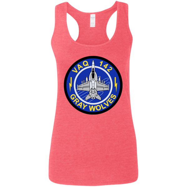 VAQ 142 5 Ladies' Softstyle Racerback Tank