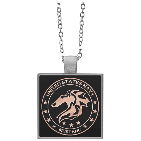 Mustang 2 Square Necklace