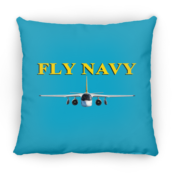 Fly Navy S-3 4 Pillow - Square - 14x14