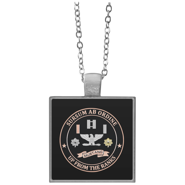 Up From The Ranks Square Necklace