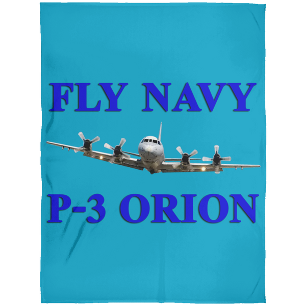 Fly Navy P-3 1 Blanket - Arctic Fleece Blanket 60x80