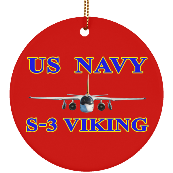 US Navy S-3 1 Ornament – Circle