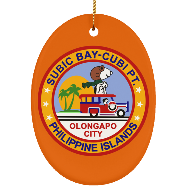 Subic Cubi Pt 01 Ornament - Oval