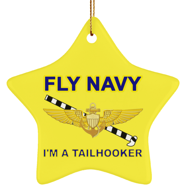 Fly Navy Tailhooker Ornament - Star