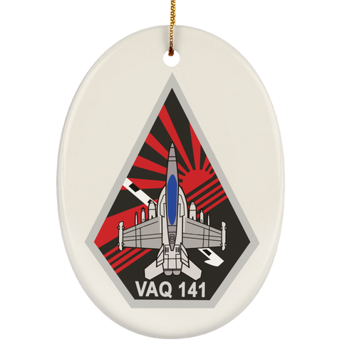 VAQ 141 7 Ornament Ceramic - Oval