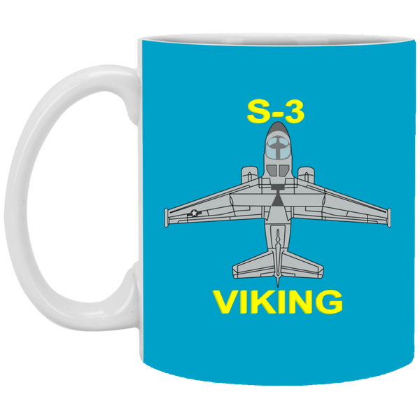 S-3 Viking 11 White Mug - 11oz