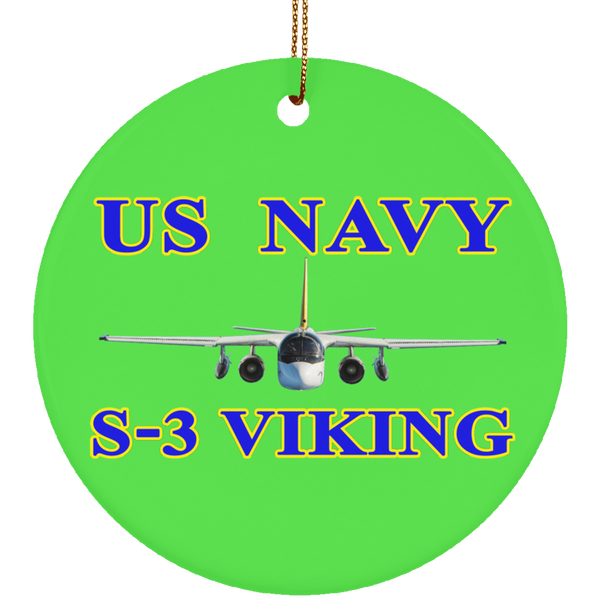 US Navy S-3 1 Ornament – Circle