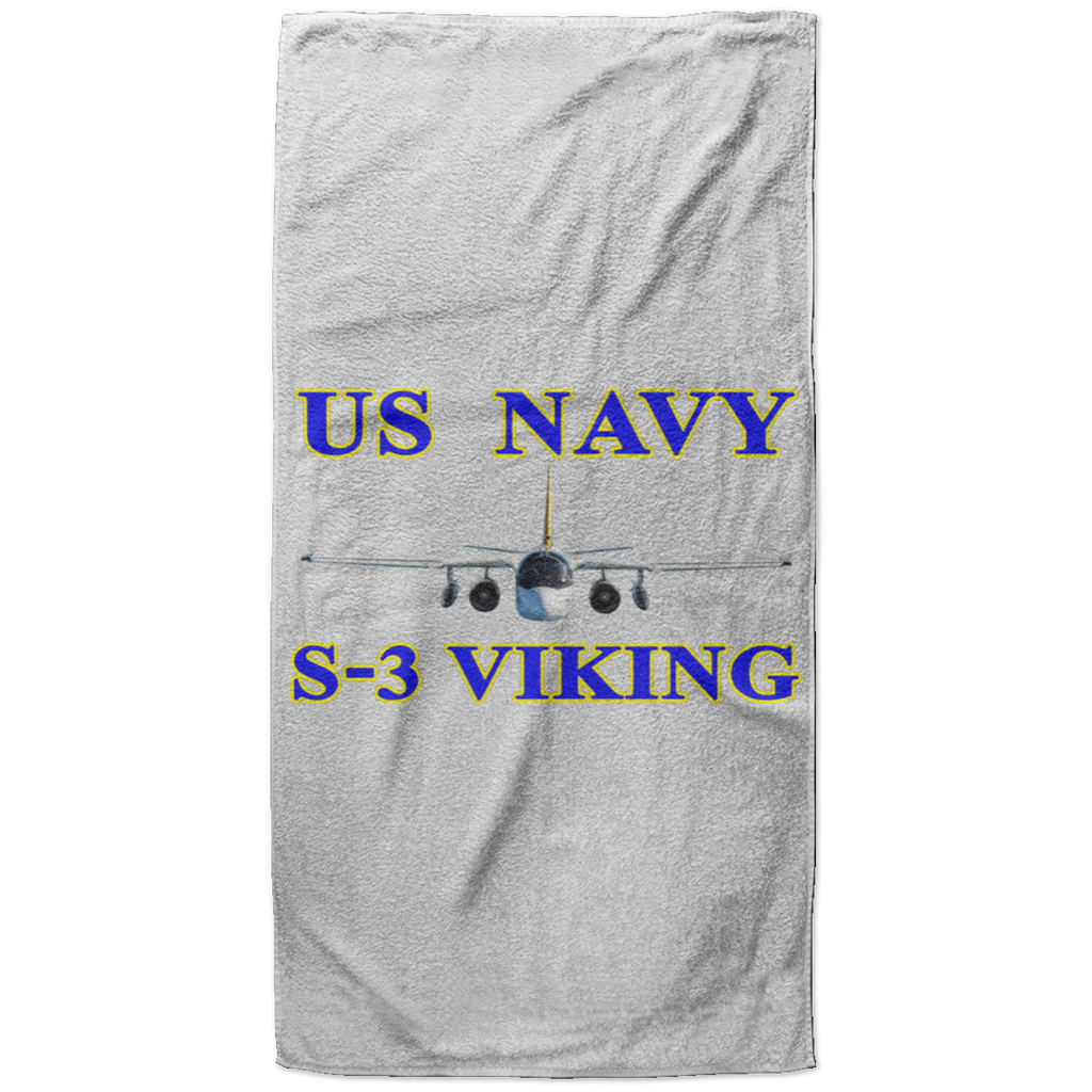 US Navy S-3 1 Beach Towel - 37x74