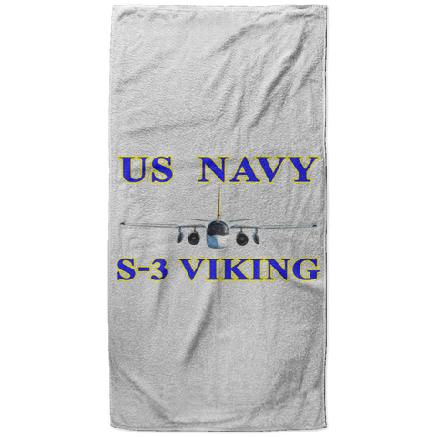 US Navy S-3 1 Beach Towel - 37x74